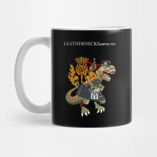 Clanosaurus Rex LEATHERNECKSsaurus rex Plaid Leathernecks Marines Scotland Ireland Family Tartan Mug